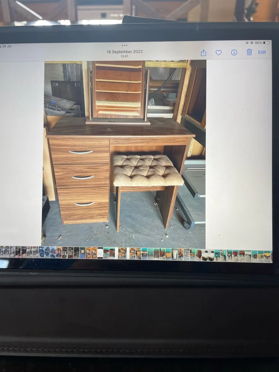 Bedside Locker + Dressing table - Image 1