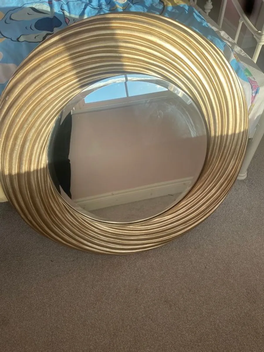 Large Gold Mirror - Image 2
