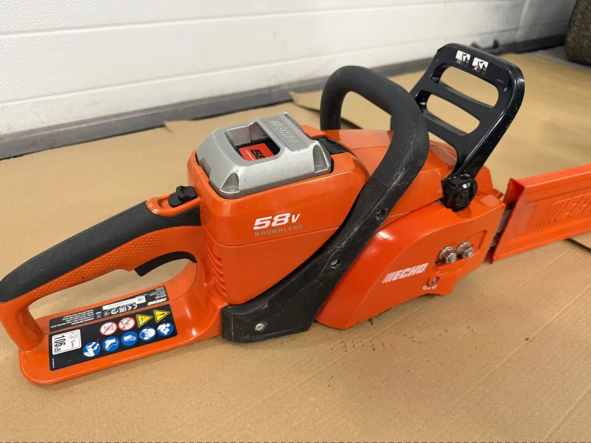 **  ECHO 58v Chainsaw 4.0AH   **  Can Deliver  ** - Image 1