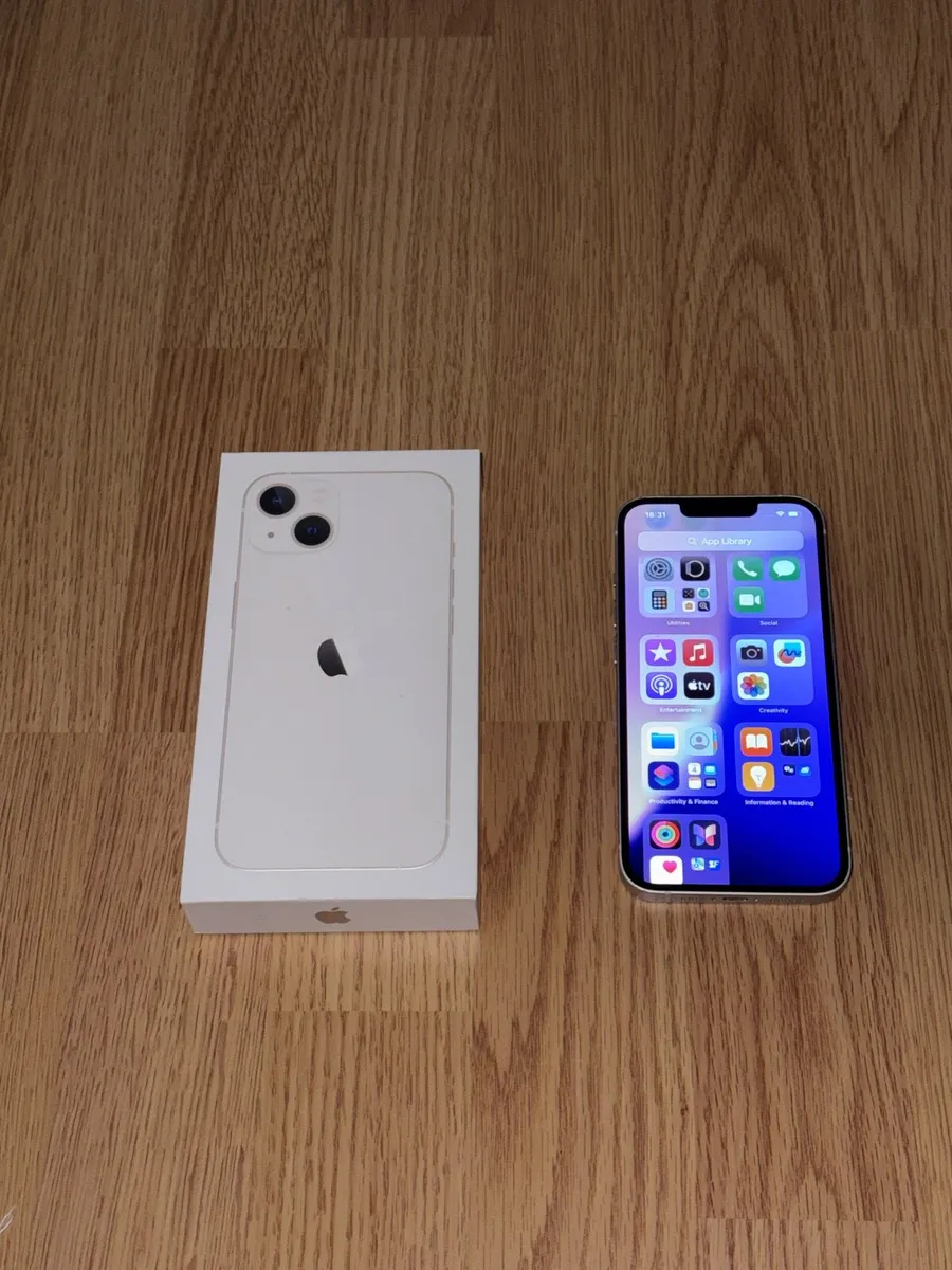 iPhone 13 White 128GB Unlocked - Image 1