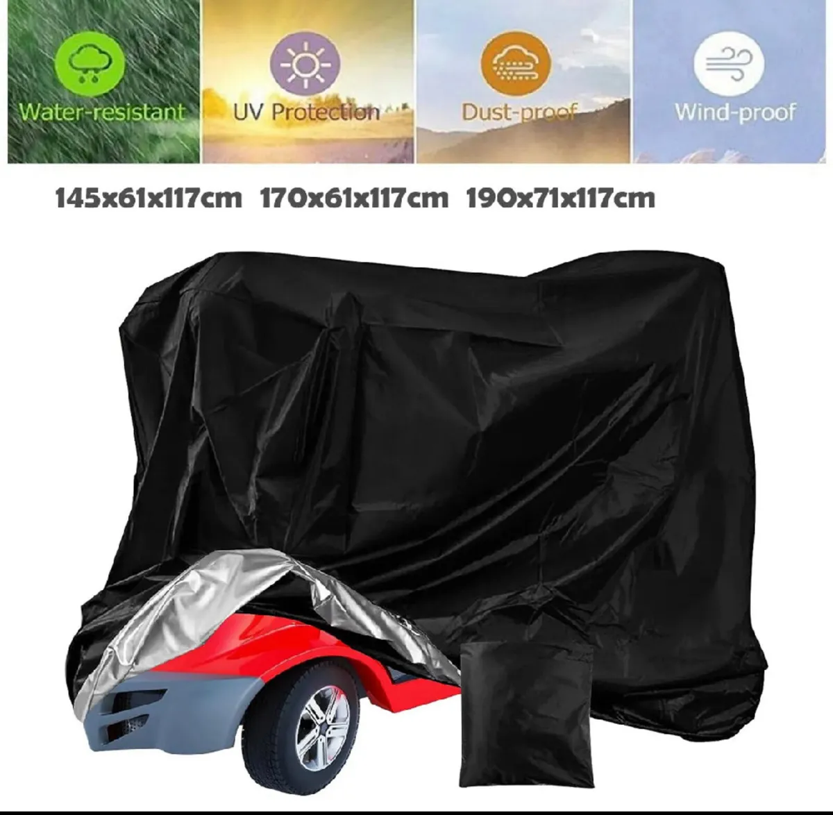 Mobility Scooter Storage Shelter Rain Cover - Image 2