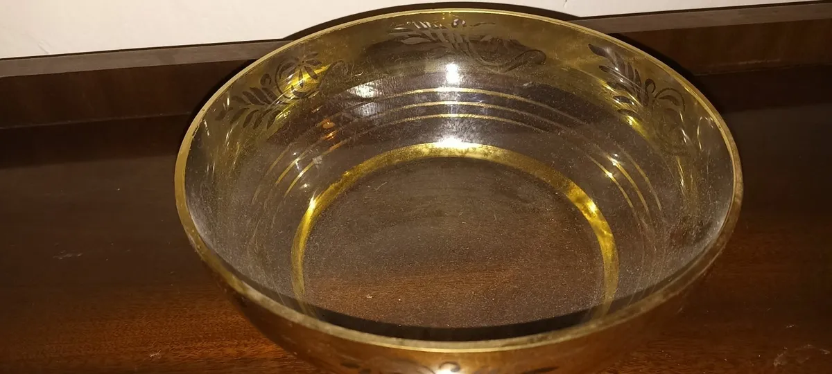 Vintage Gold Rim Desert Dishes - Image 3