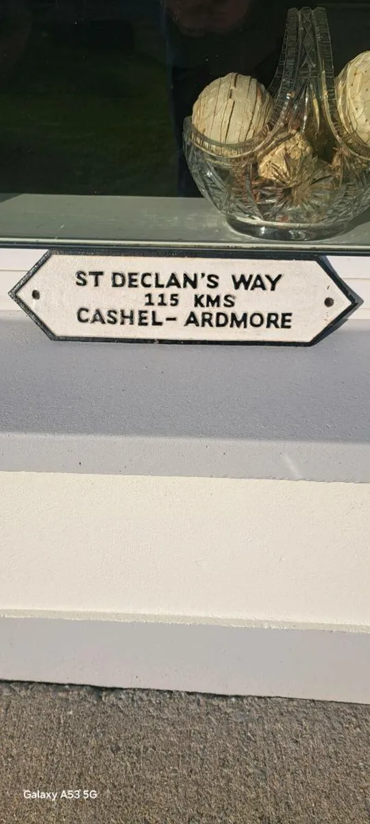 Ardmore  saint  declans way cast iron sign