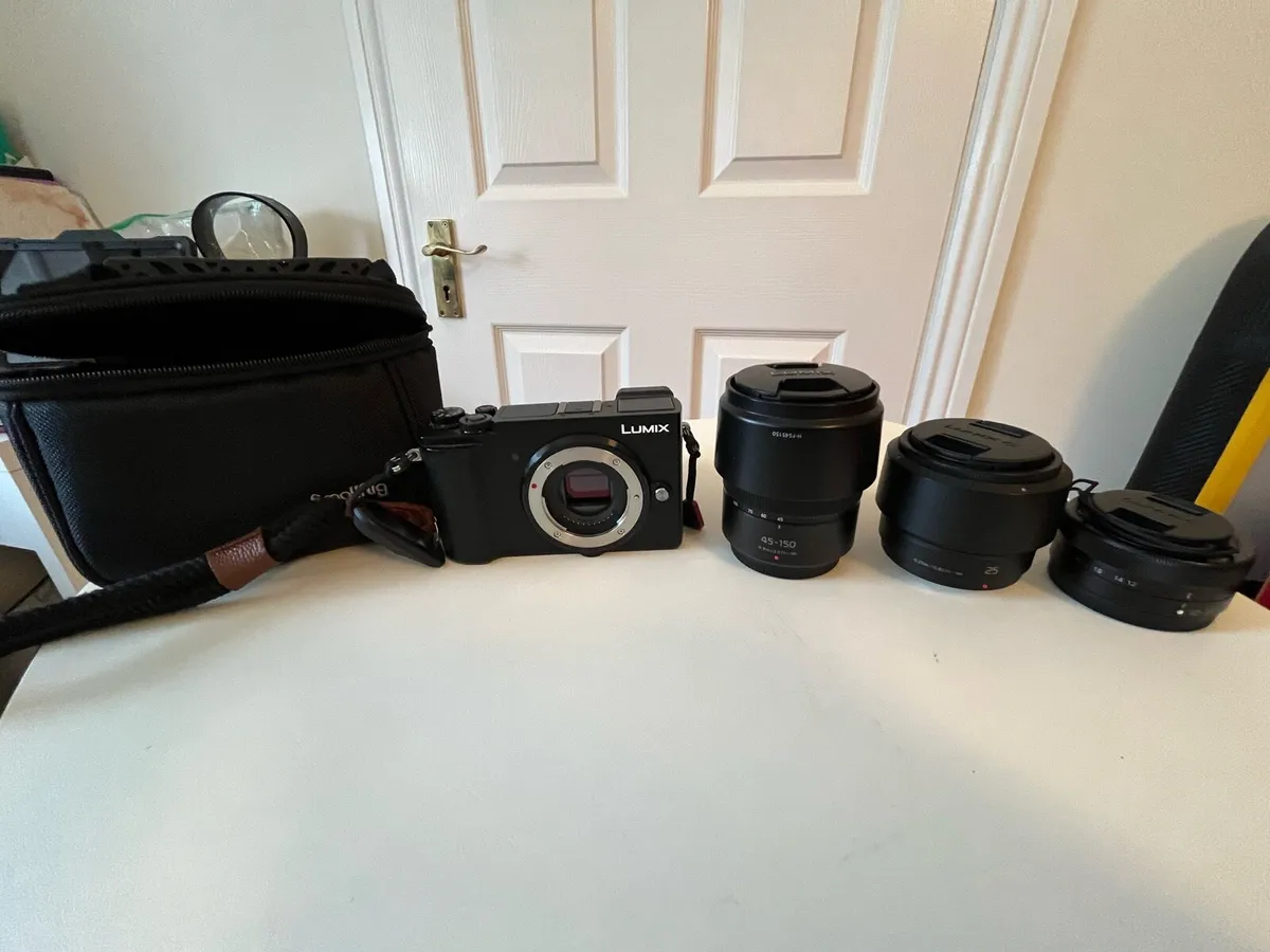 Panasonic Lumix DC-GX9 and 3 lenses - Image 1