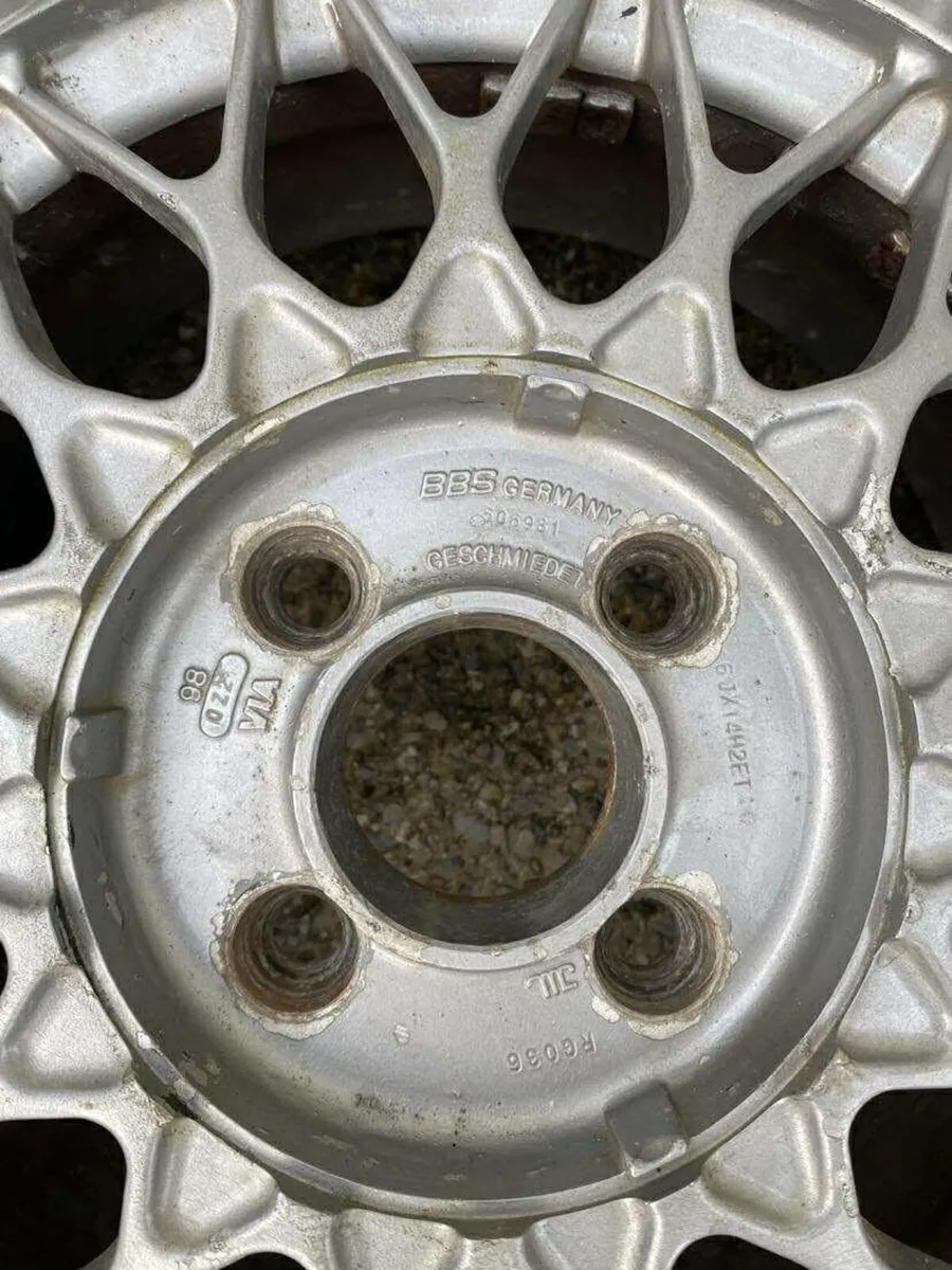 Original bbs 4x100 6Jx14H2ET E30 - Image 4