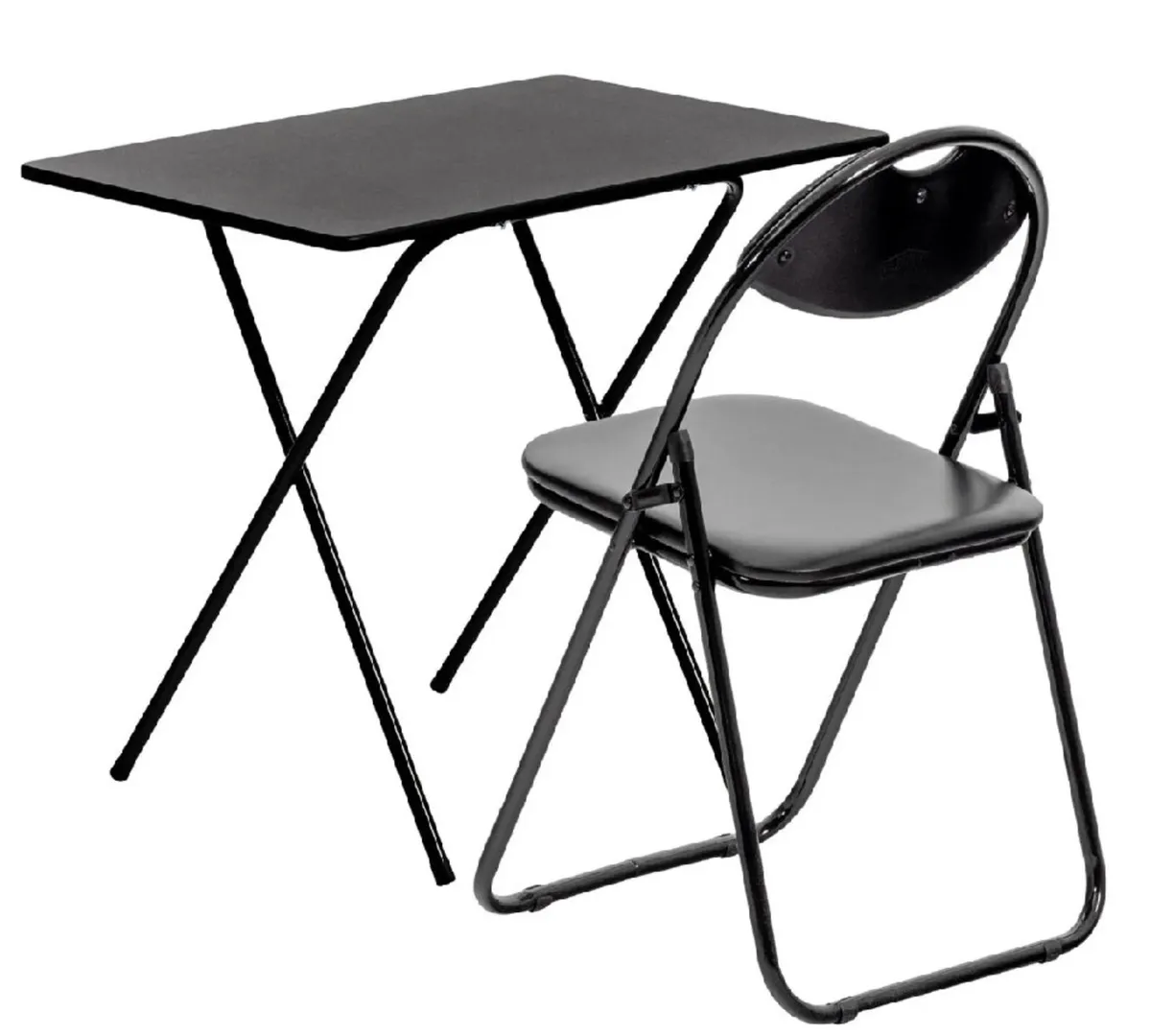 NEW Folding Wooden Desk & Chair Set - Image 2