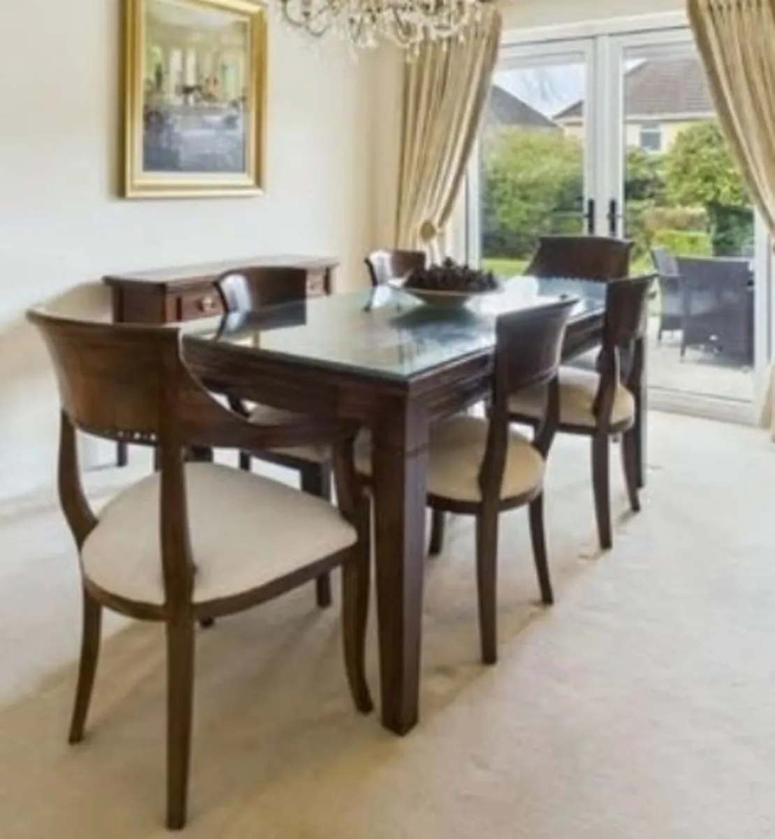 Mahogany Dining Table (180cm) - Image 1