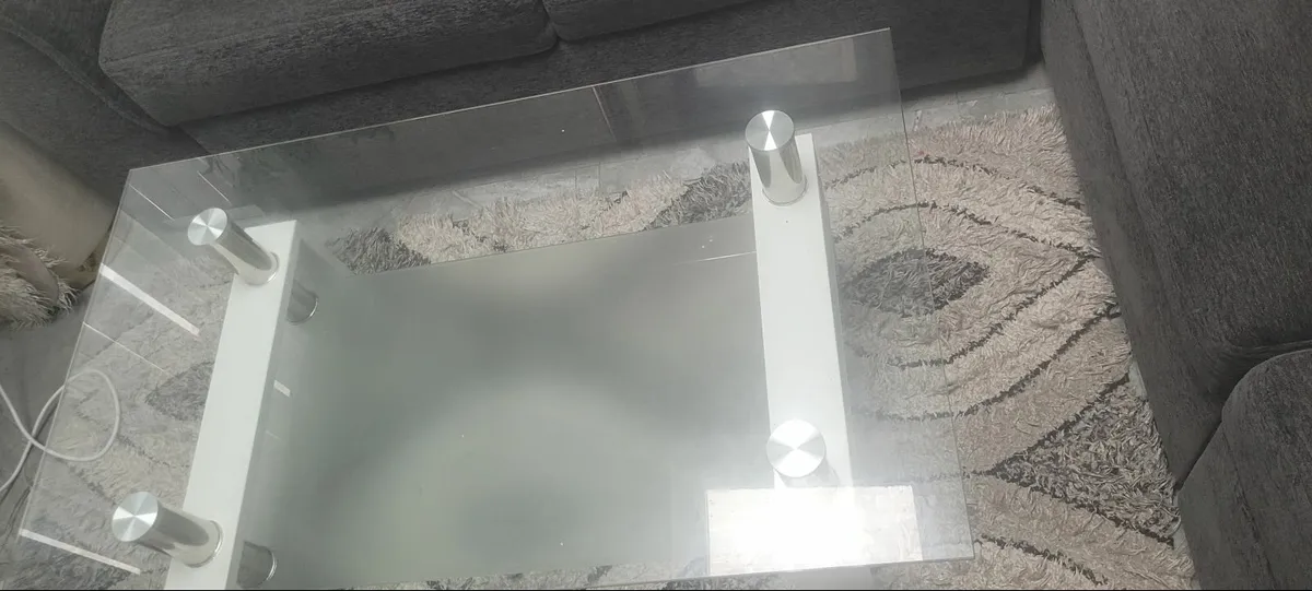 Coffee glass table - Image 3