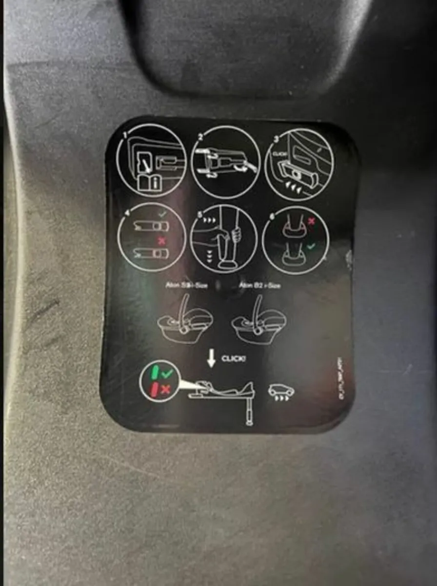 Cybex Aton B2 i-Size Car Seat Isofix Base Adapters - Image 4