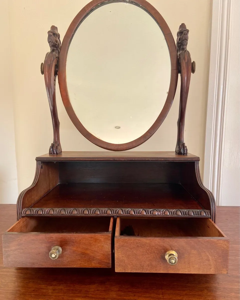 George 111 Irish dressing mirror - Image 4