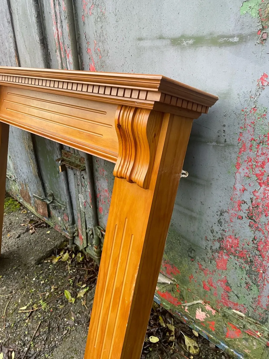 54 inch wooden fireplace surround - Image 3