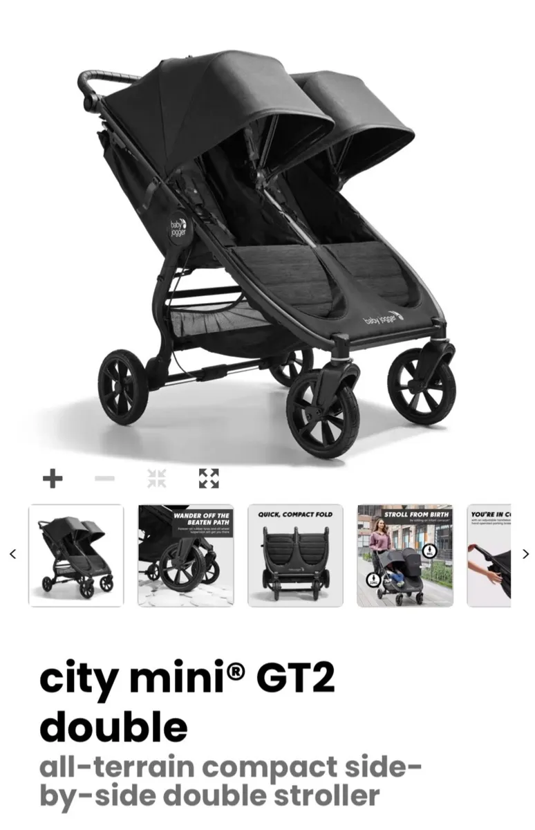 Baby jogger double buggy - Image 1