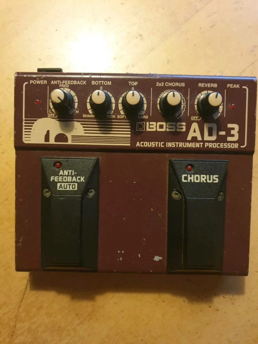 BOSS AD-3 Acoustic Guitar Effects Pedal - Image 1