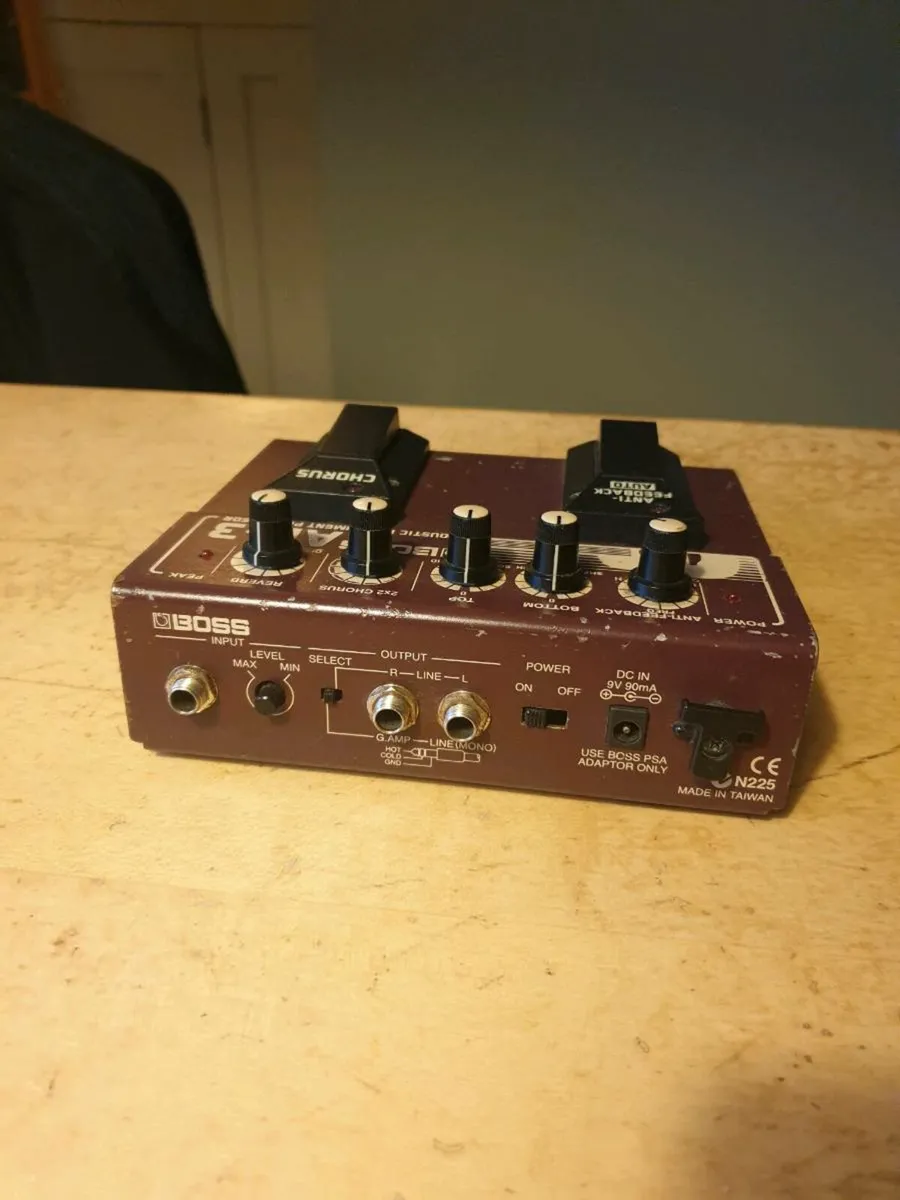 BOSS AD-3 Acoustic Guitar Effects Pedal - Image 2