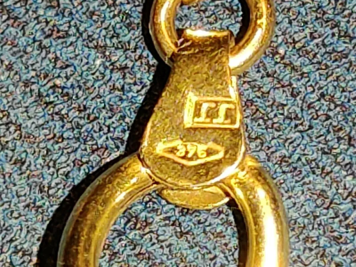 BULKY RING LINKS, 9CT Gold Chunky 11.66 Gram Chain - Image 3