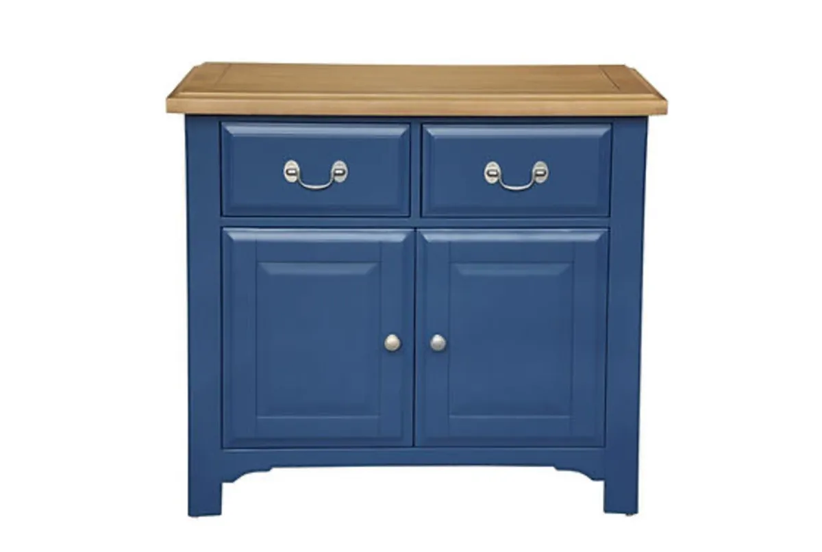 Marine Blue Sideboard cabinet Ex Display - Image 2