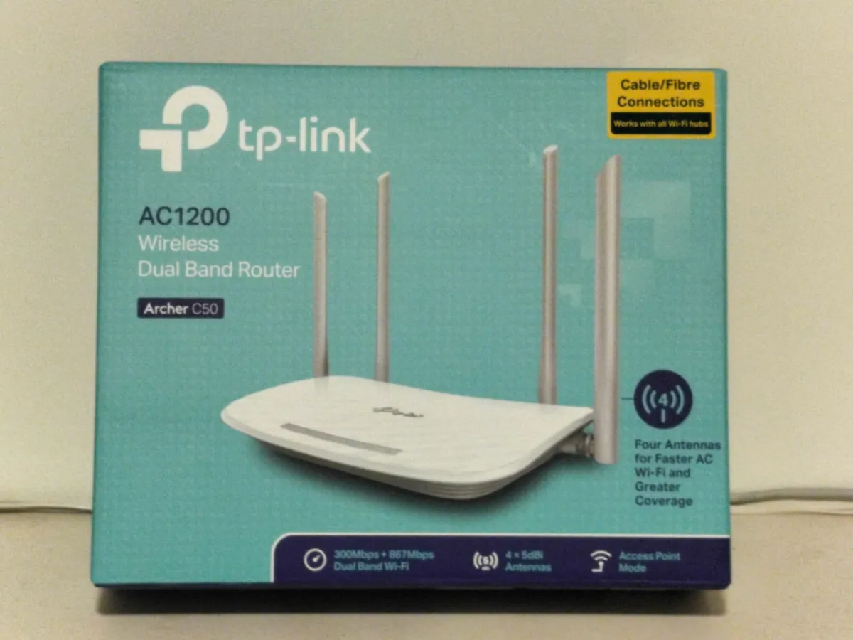 TP-Link Archer C50 AC1200 Wireless Dual Band WiFi - Image 2