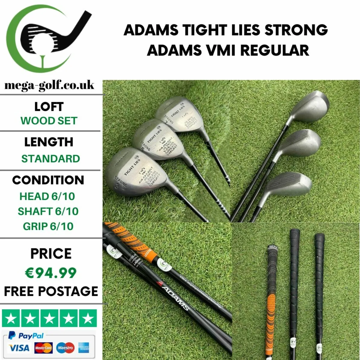 Adams Tight Lies Strong Wood Set / Regular - Image 1