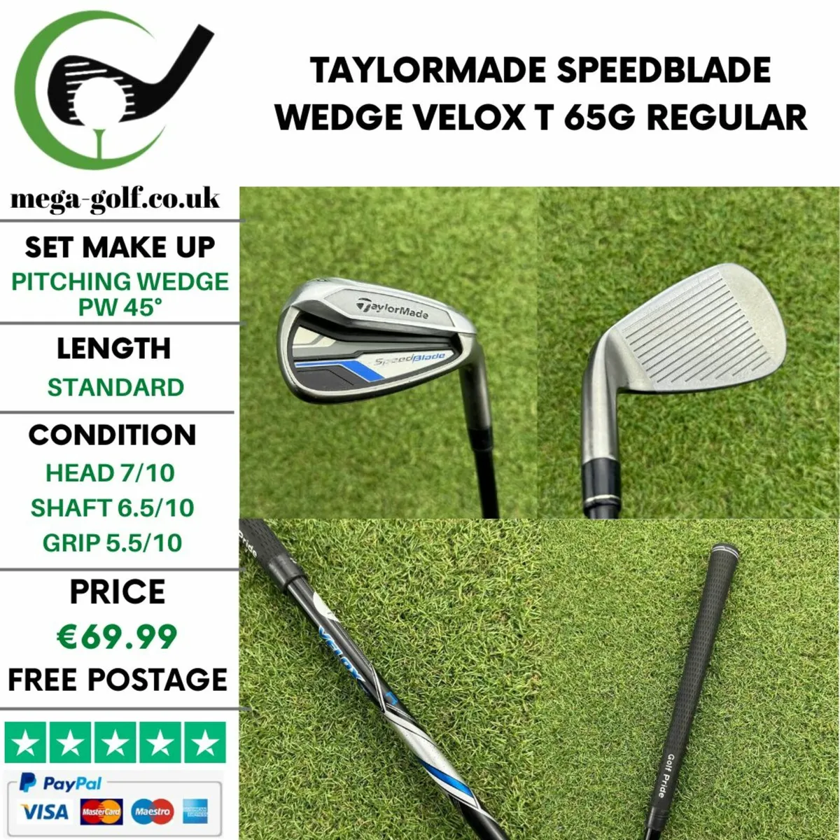 Taylormade Speedblade Wedge Pw 45° / Regular - Image 1
