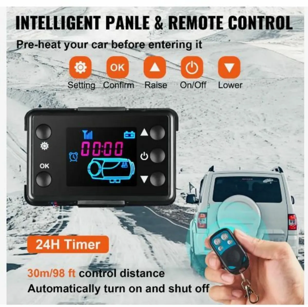 Diesel Heater 12V Diesel Air Heater Muffler 8KW - Image 3