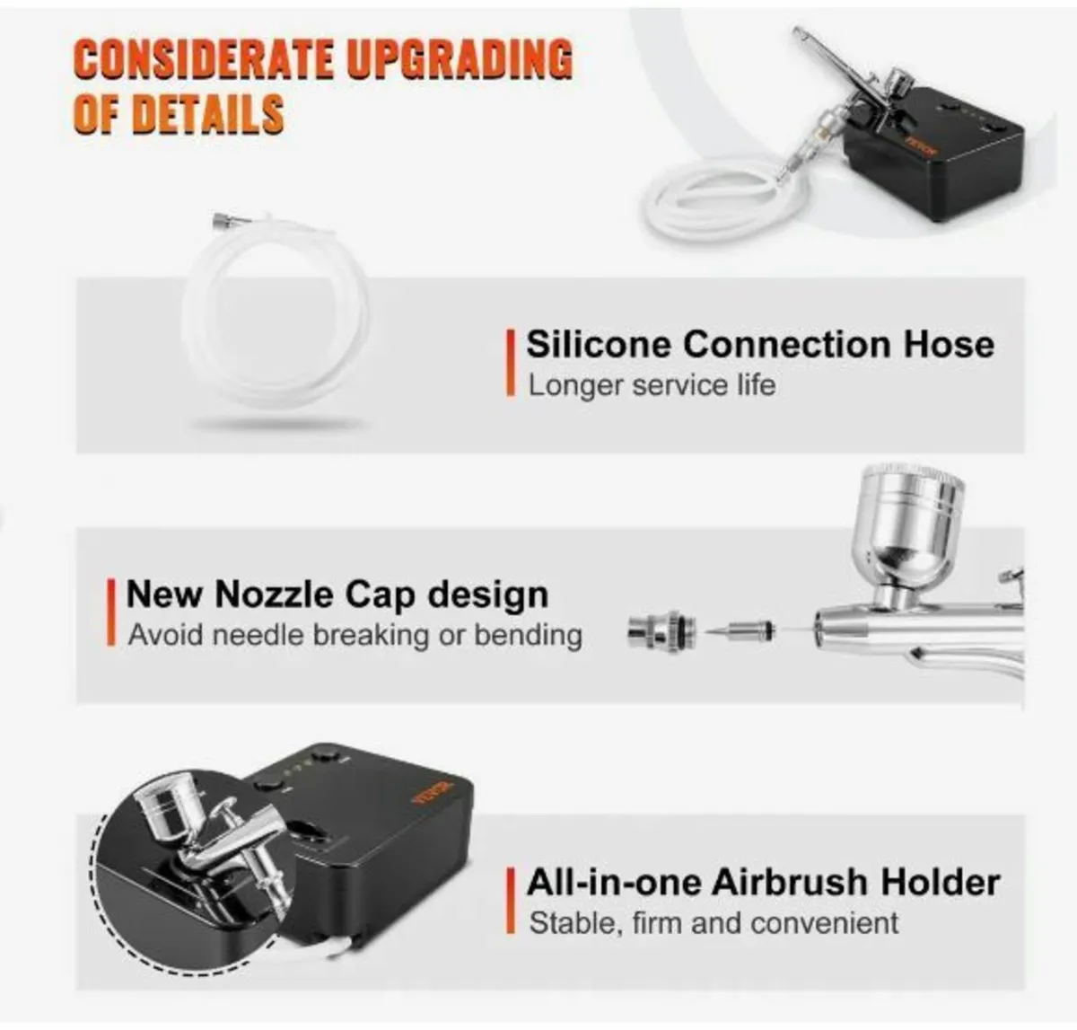 Airbrush Kit, Portable Airbrush Set - Image 2