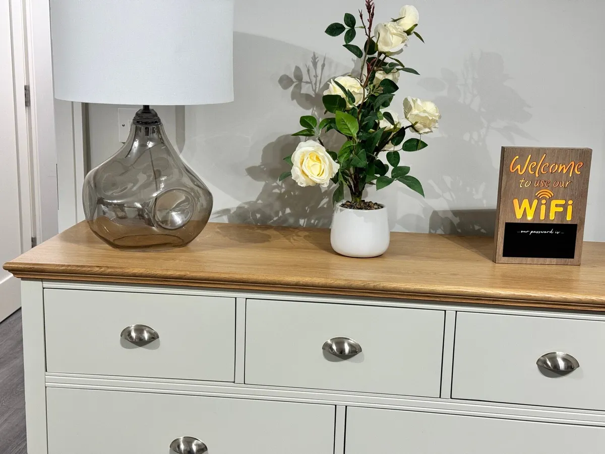 3+4 Solid Oak Drawer Chest - Image 4