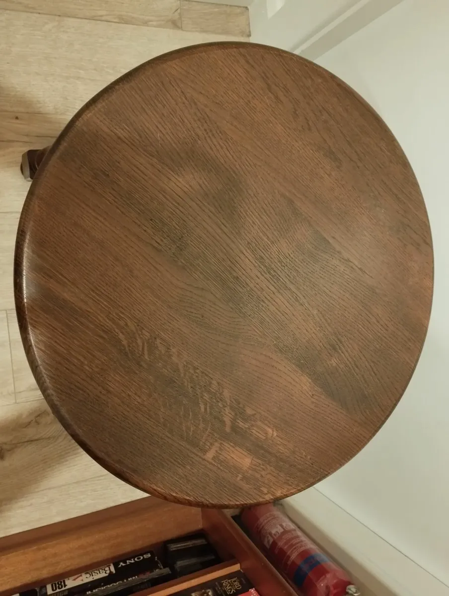 Vintage oak coffee table - Image 2