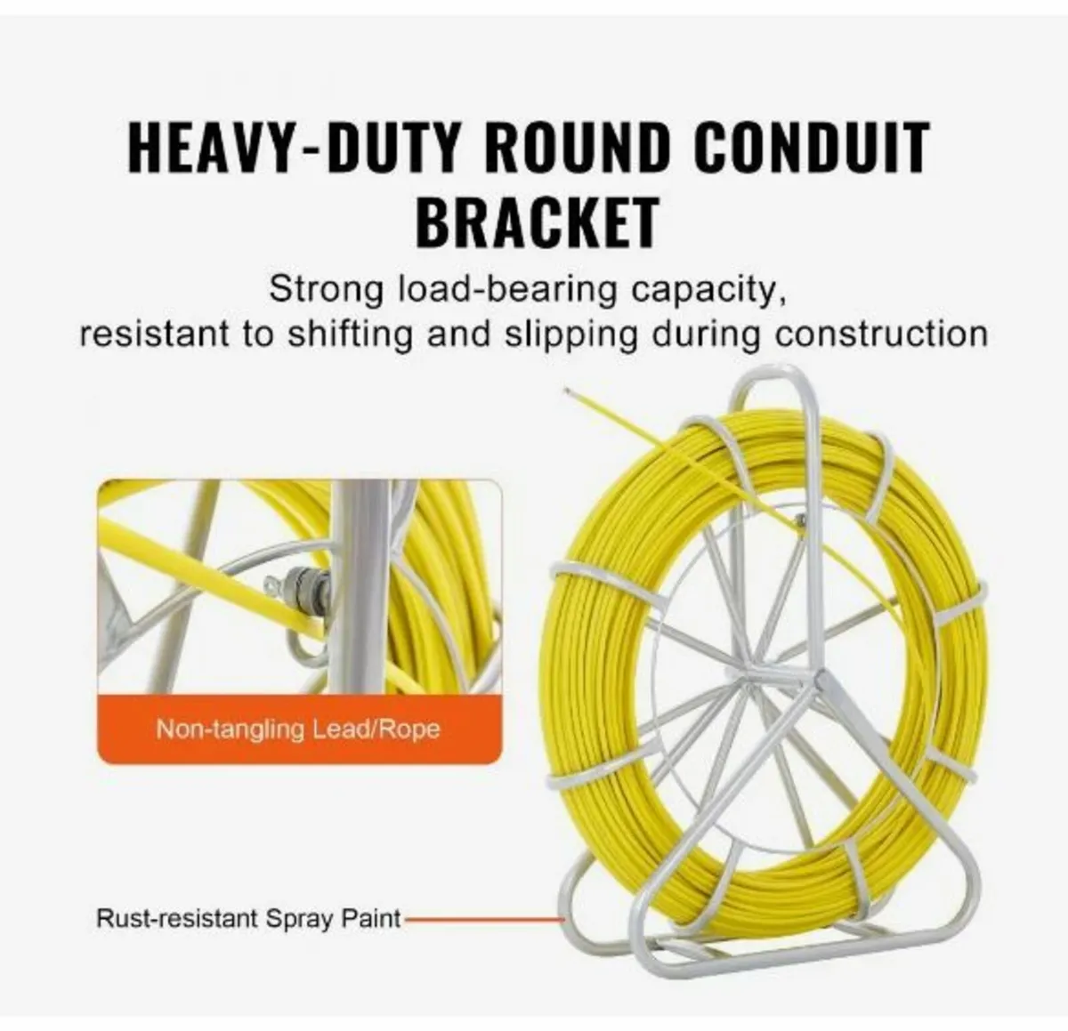 Fish Tape Fiberglass, 129.5 m, 6.4 mm - Image 2