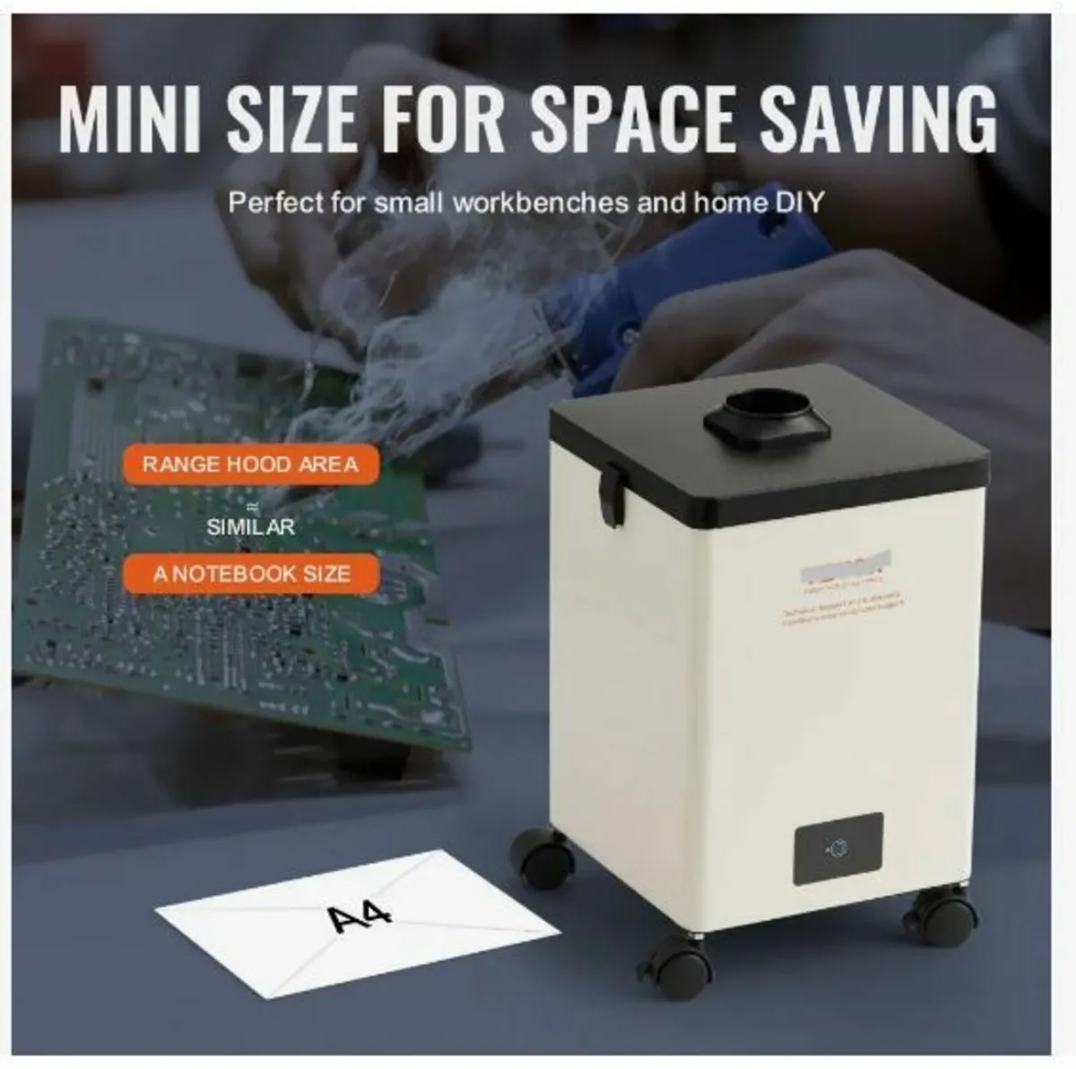 150W Soldering Fume Smoke Extractor 3-Stage - Image 2