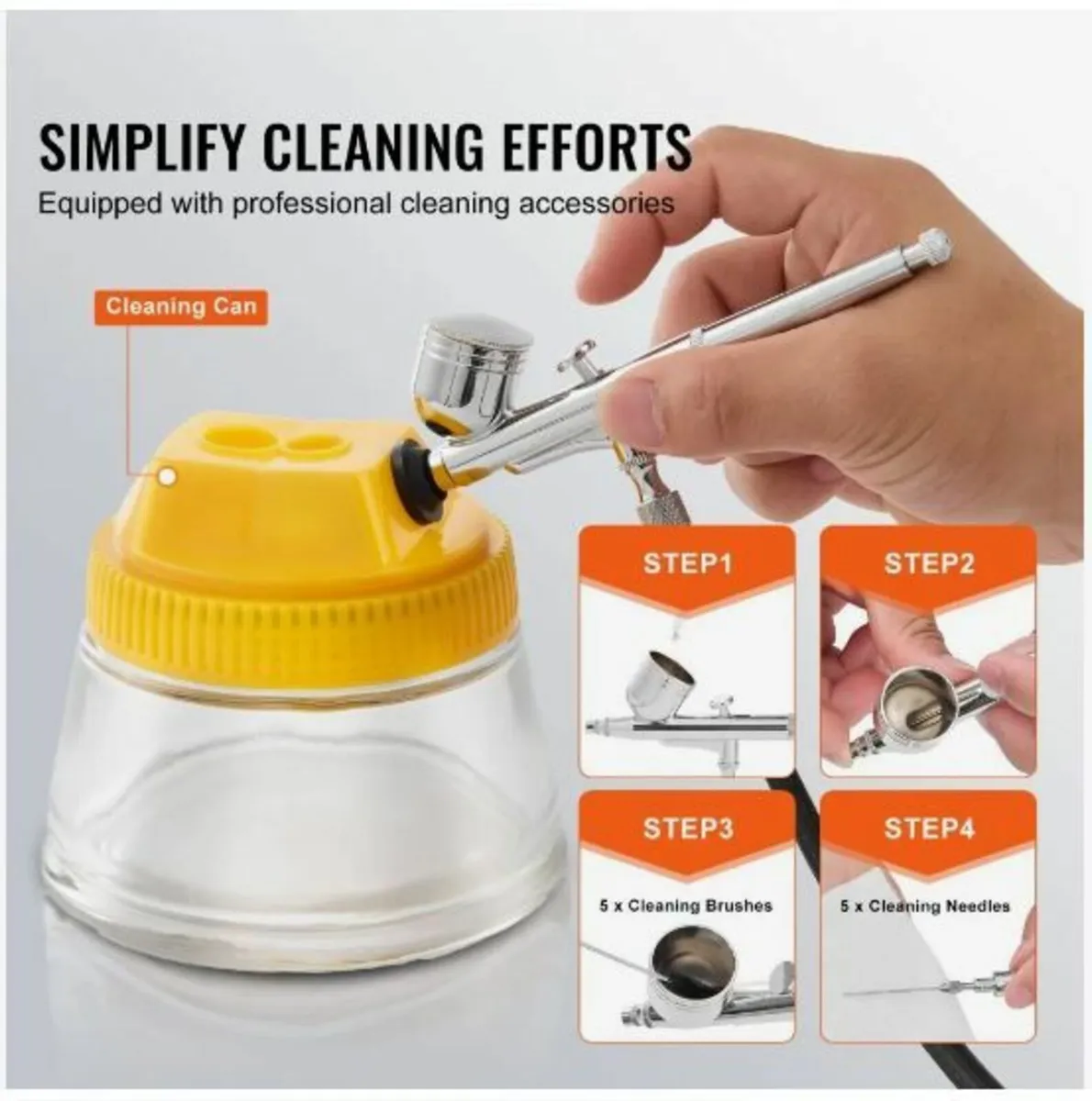 Airbrush Kit, Dual Fan Air Compressor - Image 2