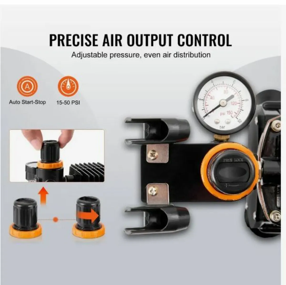 Airbrush Kit, Dual Fan Air Compressor - Image 3