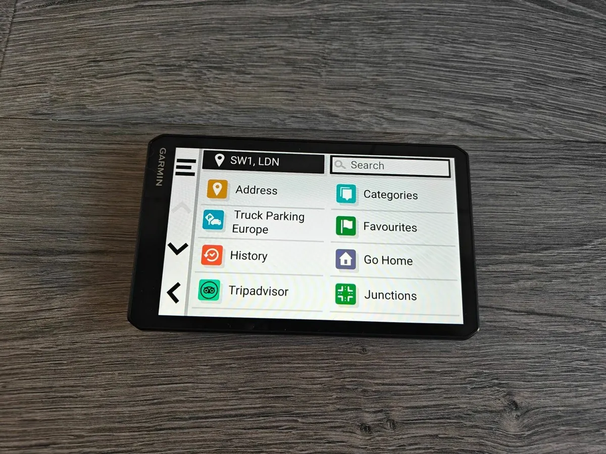 Garmin Dezl LGV710 HGV sat nav - Eircodes - Europe - Image 4