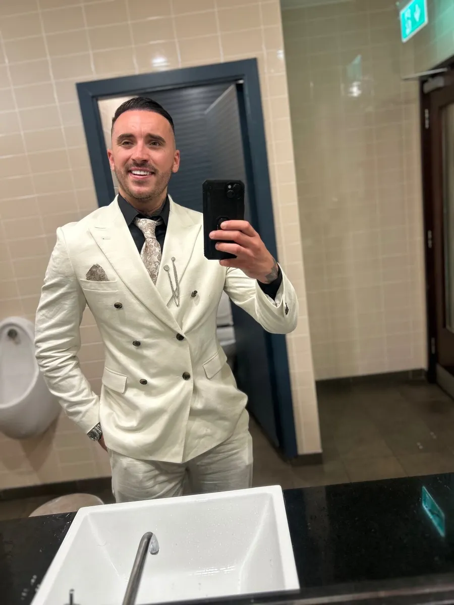 ASOS White Double Breast Suit - Image 2