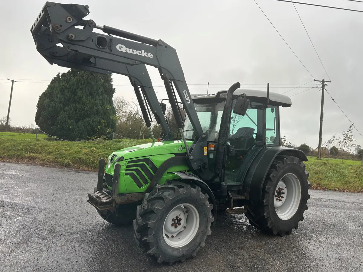 2007 Deutz Agroplus 87 with Quicke Loader - Image 1