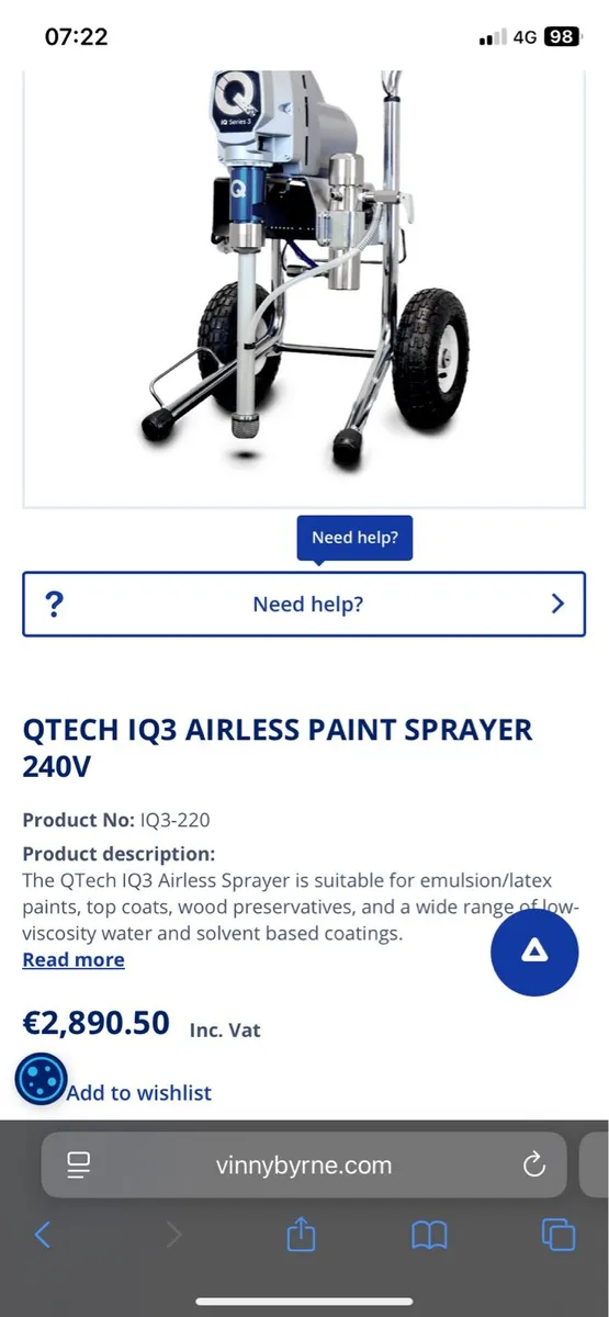 BRAND NEW iQ3 paint sprayer - Image 2