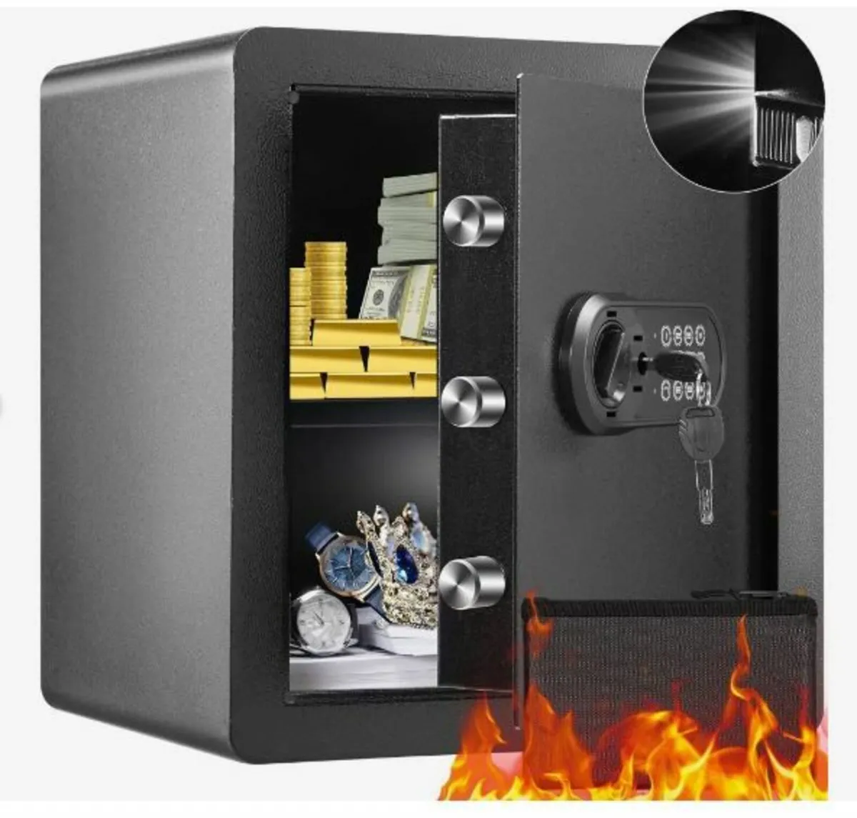 Safe, 51.0 L Home Safe, Steel Security - Image 1