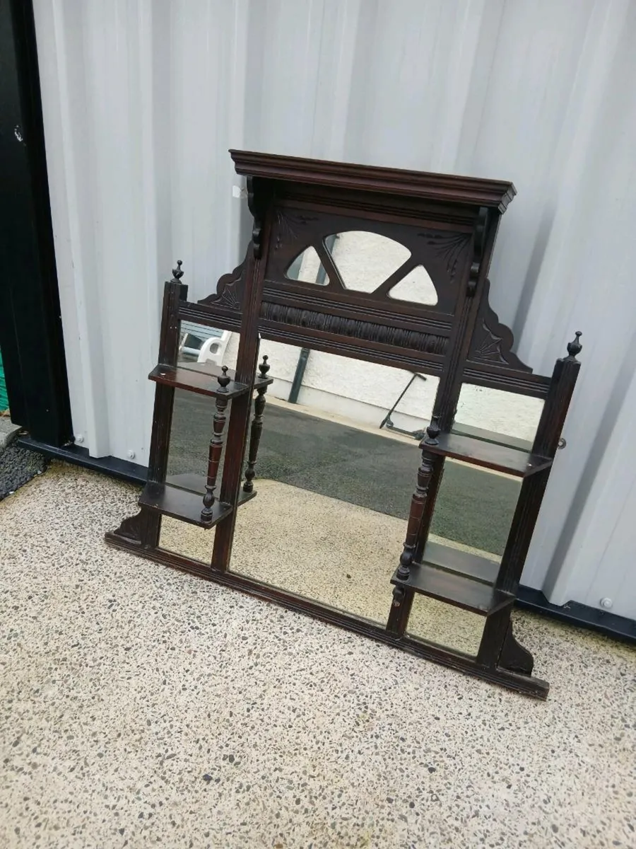 Small Overmantle Mirror - Image 3