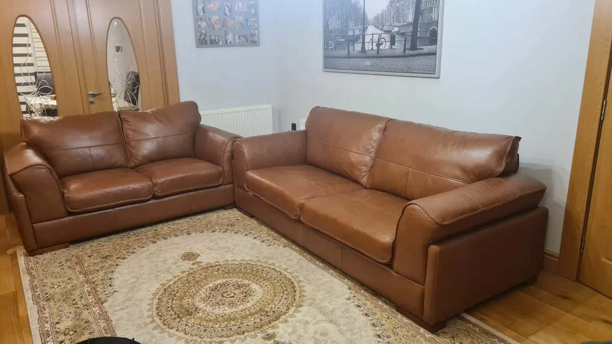Leather Sofa - Image 1