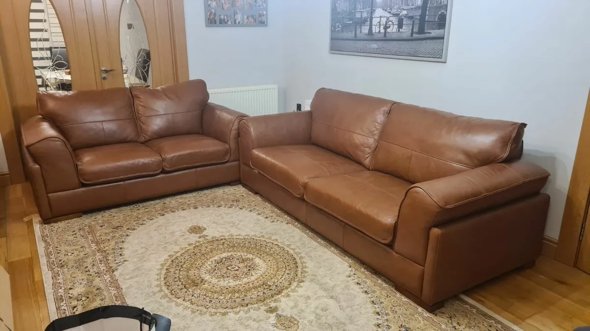 Leather Sofa - Image 2