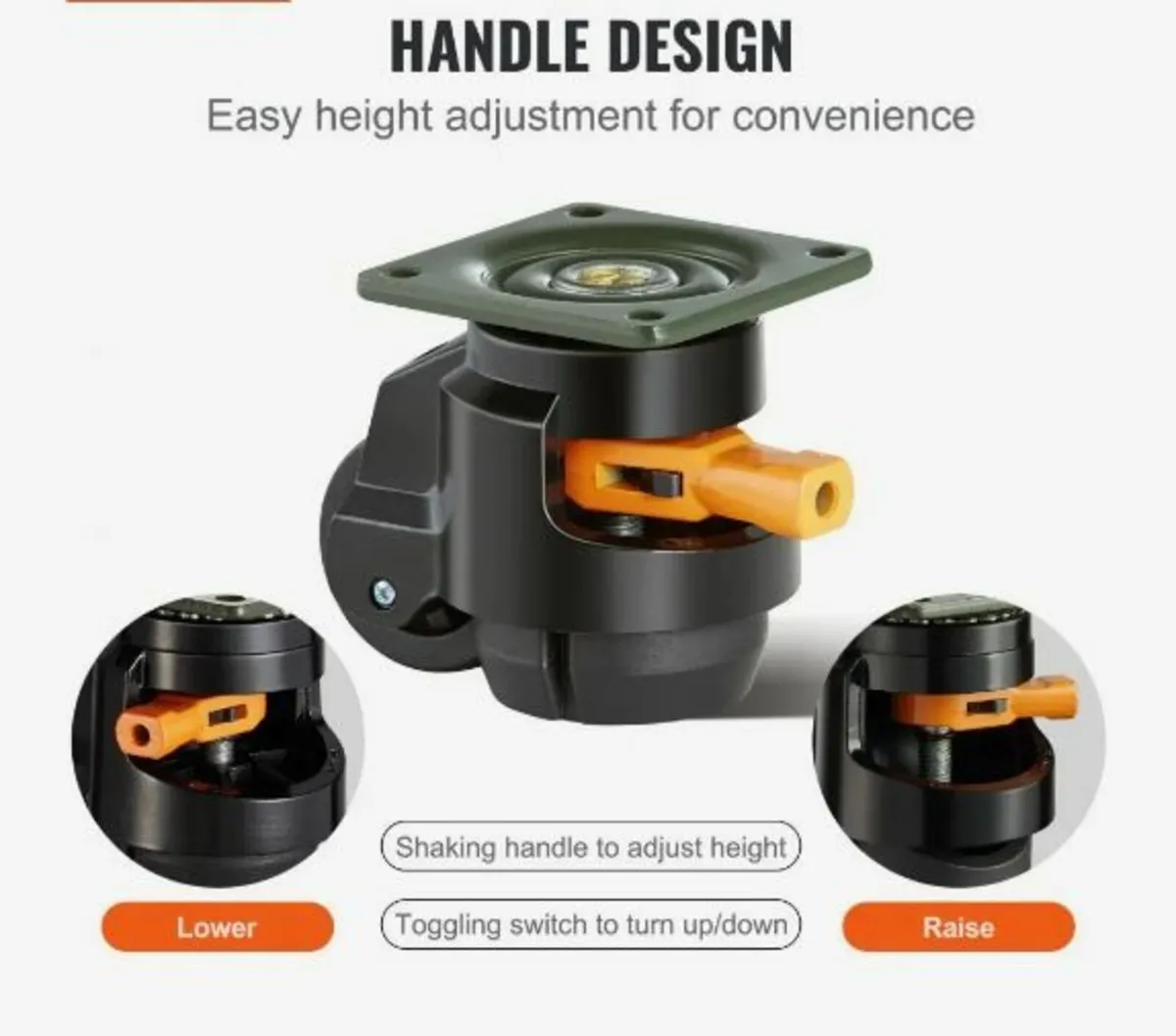 Leveling Casters, Set of 4 - Image 2