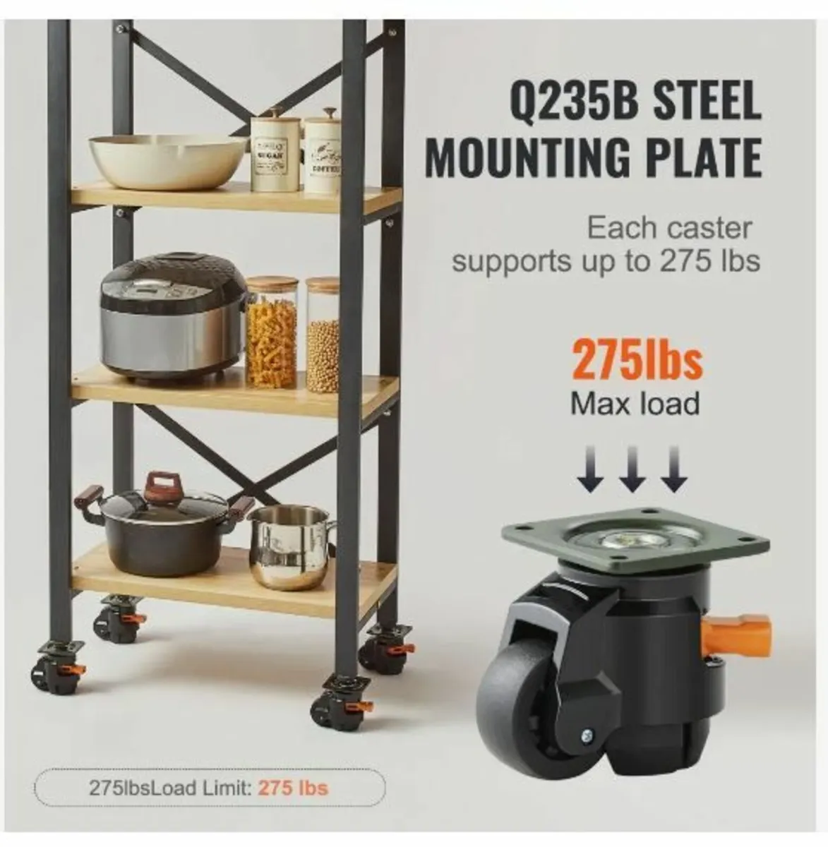 Leveling Casters, Set of 4 - Image 4