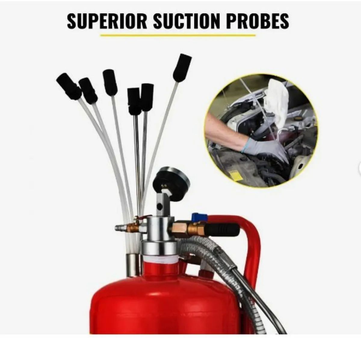 5 Gallon/22.7L Oil Extractor, Portable Air - Image 2