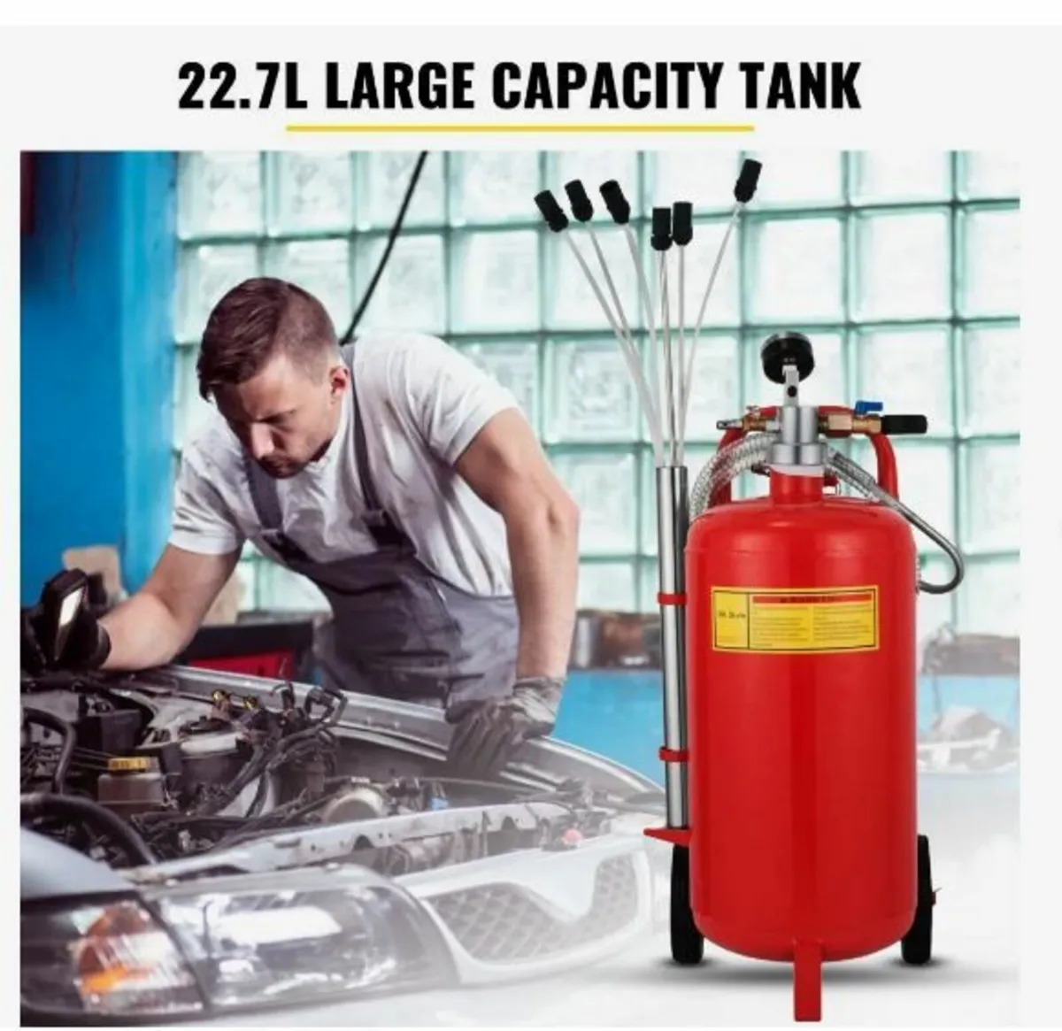 5 Gallon/22.7L Oil Extractor, Portable Air - Image 3