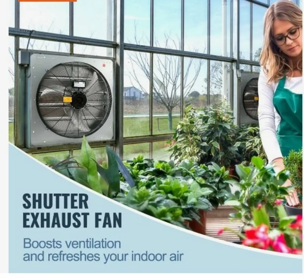 Shutter Exhaust Fan, 610 mm High-speed - Image 2