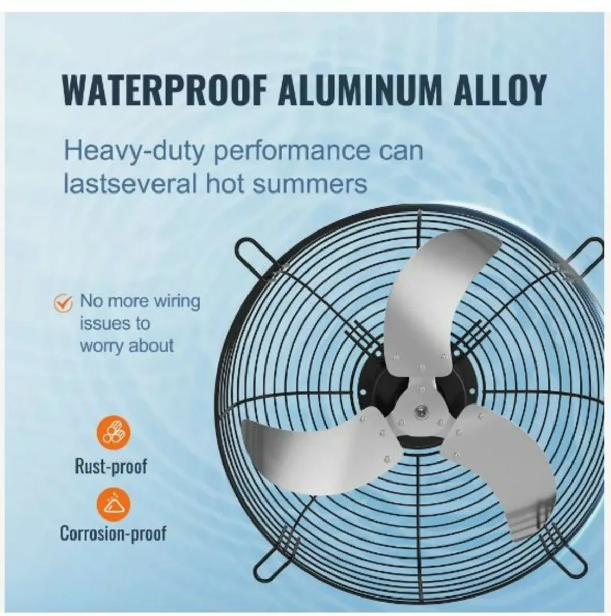 Shutter Exhaust Fan, 610 mm High-speed - Image 4