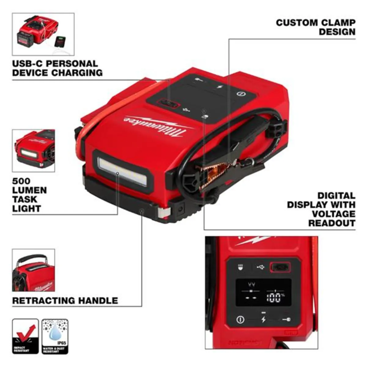 Milwaukee M18 Jump Starter..Bare Unit - Image 3