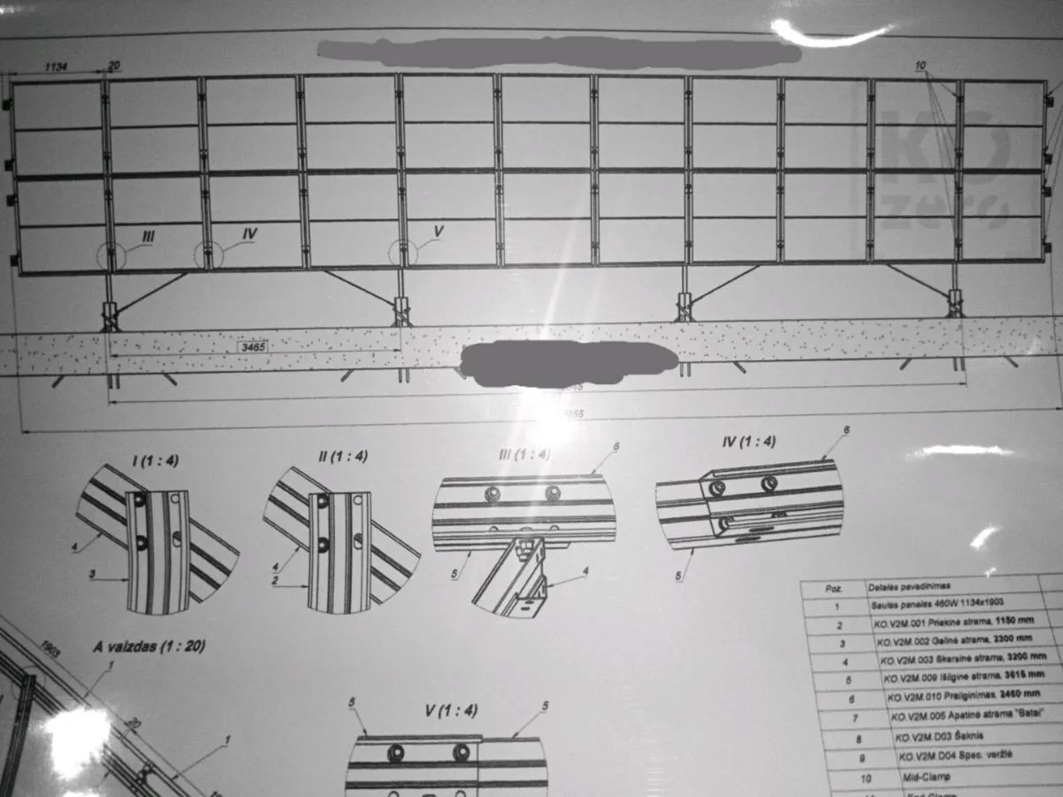 Brand new ground mounting frame 22 panels - Image 1