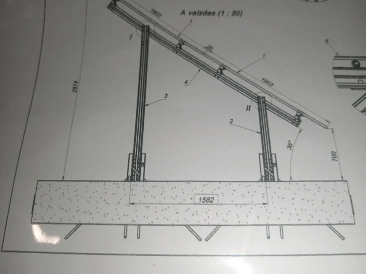 Brand new ground mounting frame 22 panels - Image 2