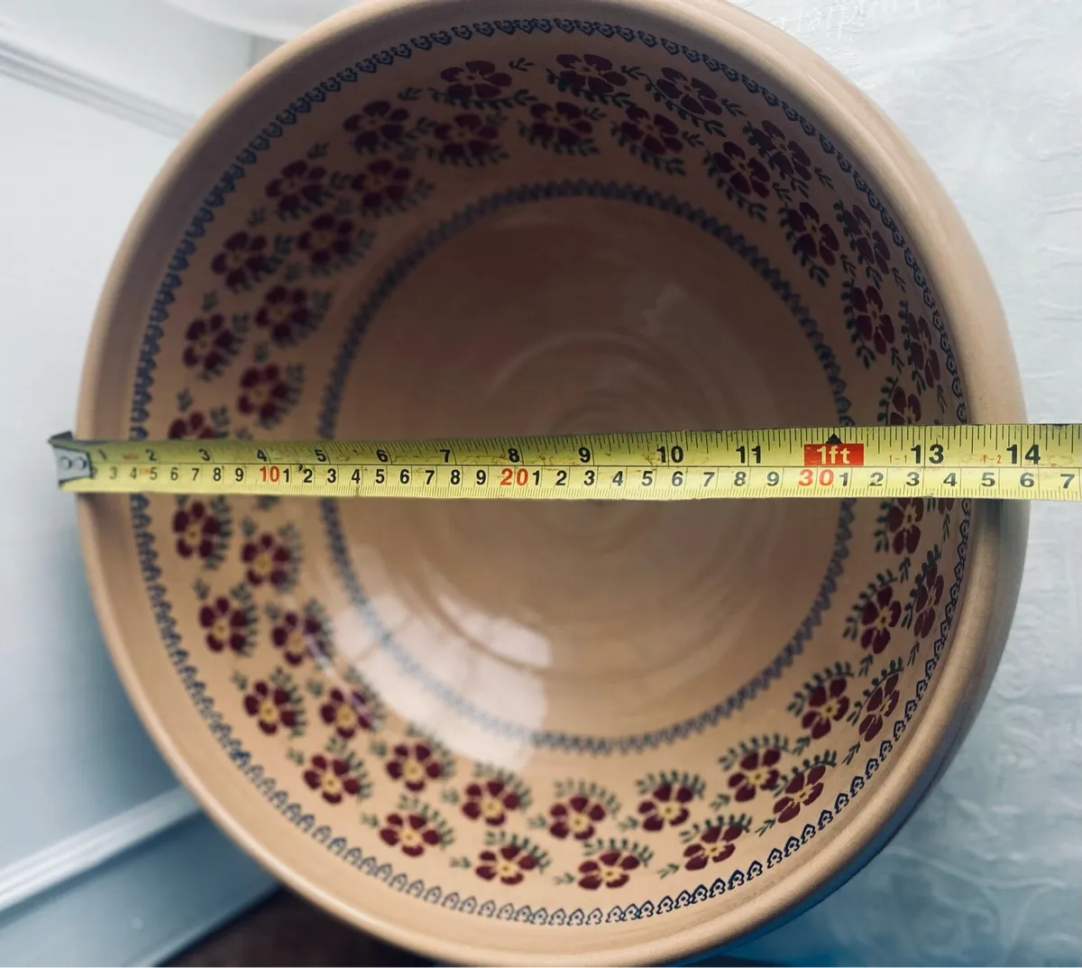 Nicholas Mosse x-large serving bowl - Old Rose - Image 1