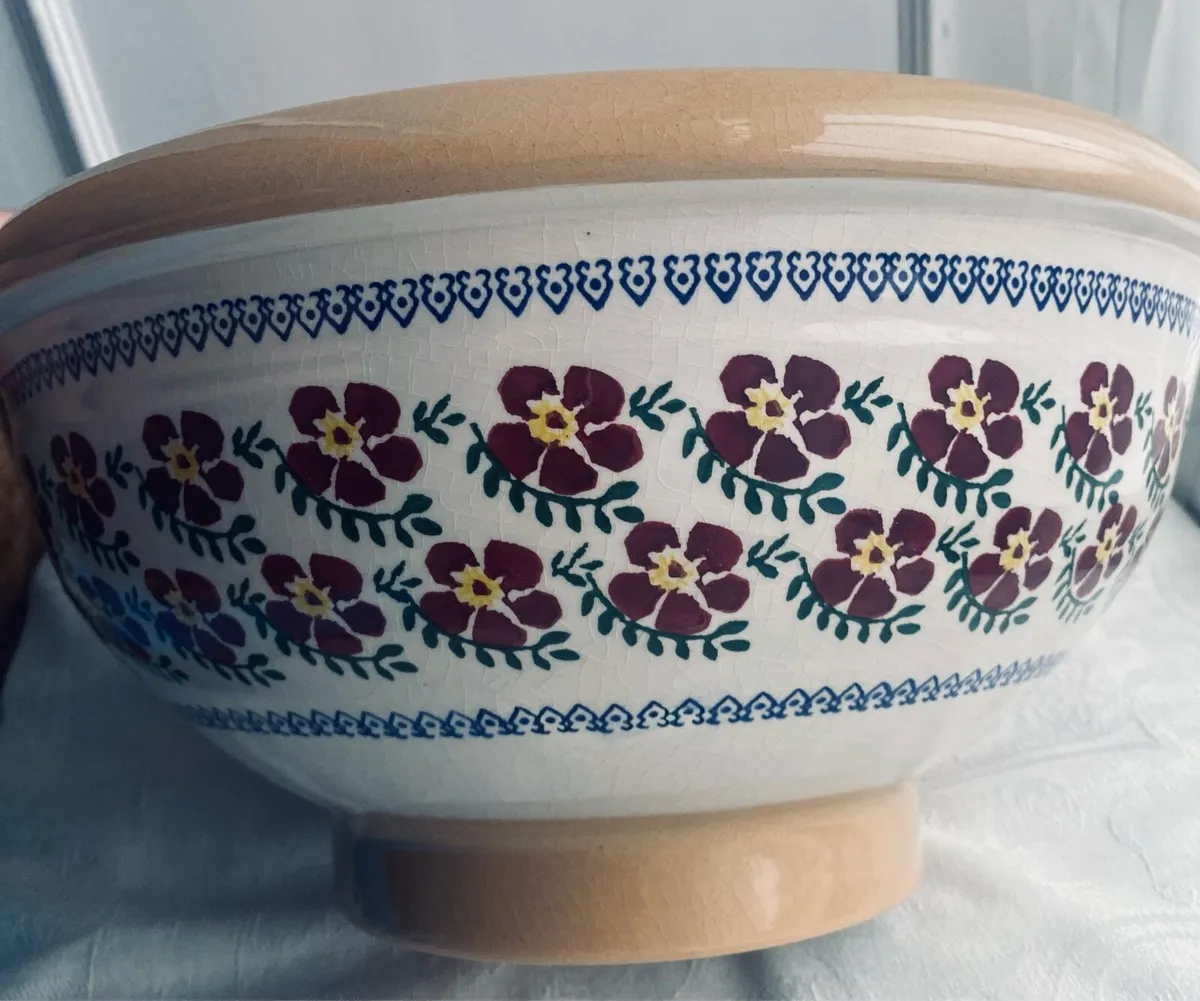 Nicholas Mosse x-large serving bowl - Old Rose - Image 4
